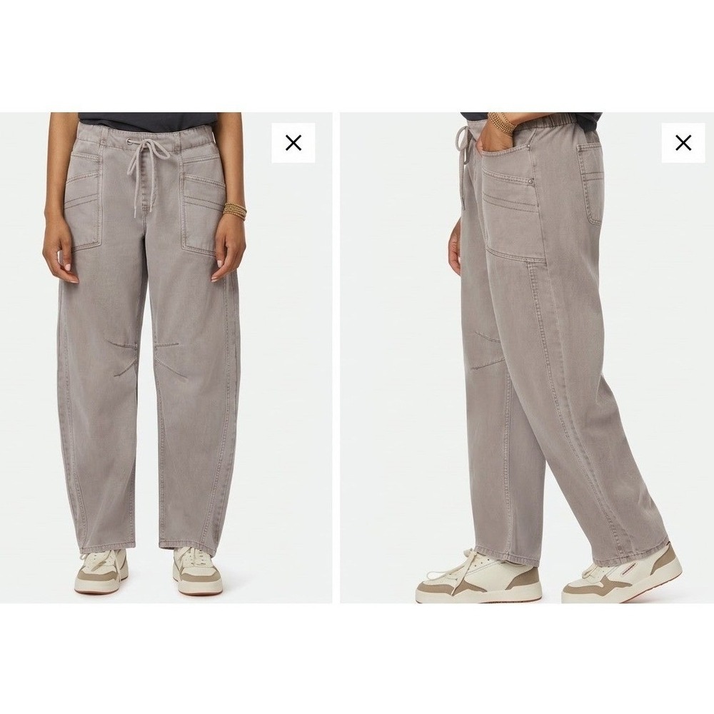 Scotch & Soda Barrel Leg Baggy Drawstring Pants XL Iris Lavender Gorpcore NWT